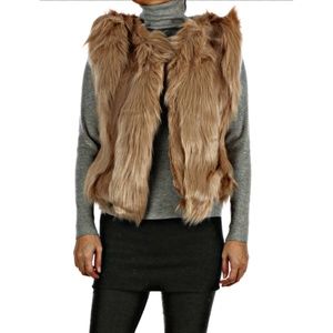 Russian Style Ribbed Fur Vest
